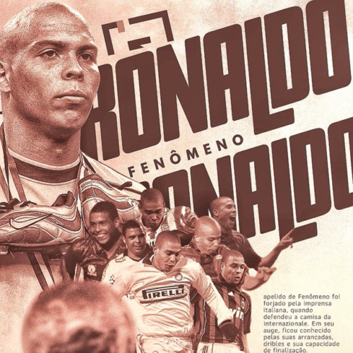 Ronaldo Fenômeno, um dos MAIORES jogadores da HISTÓRIA do FUTEBOL