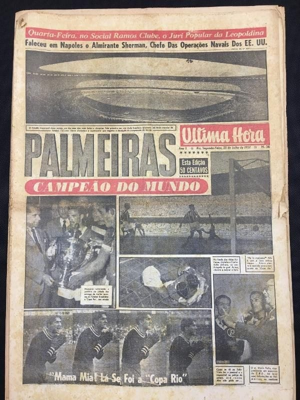 Entenda a importância histórica da Copa Rio de 1951