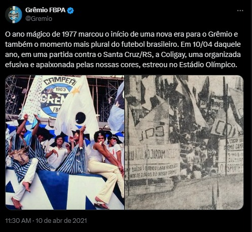 A história da Coligay, a primeira torcida LGBT+ do Brasil A história da Coligay, a primeira torcida LGBT+ do Brasil