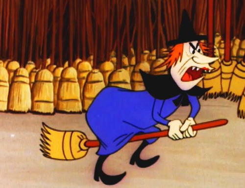 Quantidade de vezes que a bruxa falou "E la vamos nós" no Pica-Pau