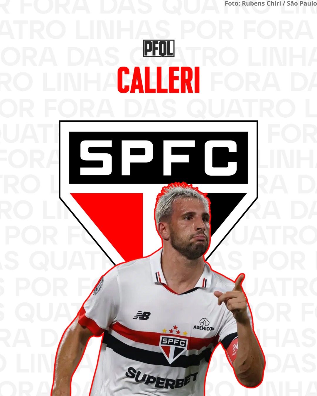 Números de Jonathan Calleri no São Paulo, ano a ano