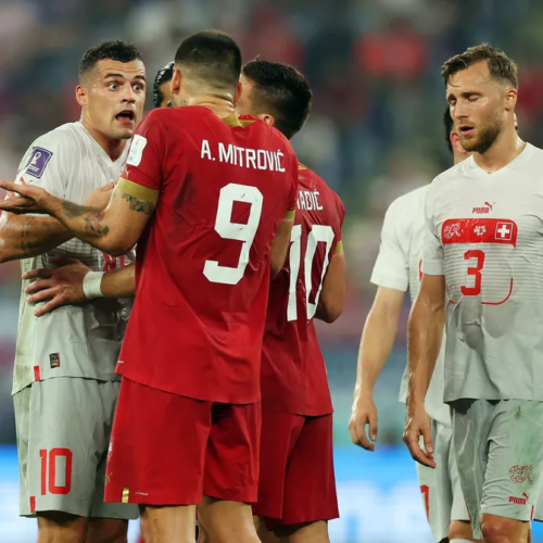 A rivalidade entre Sérvia e Suiça