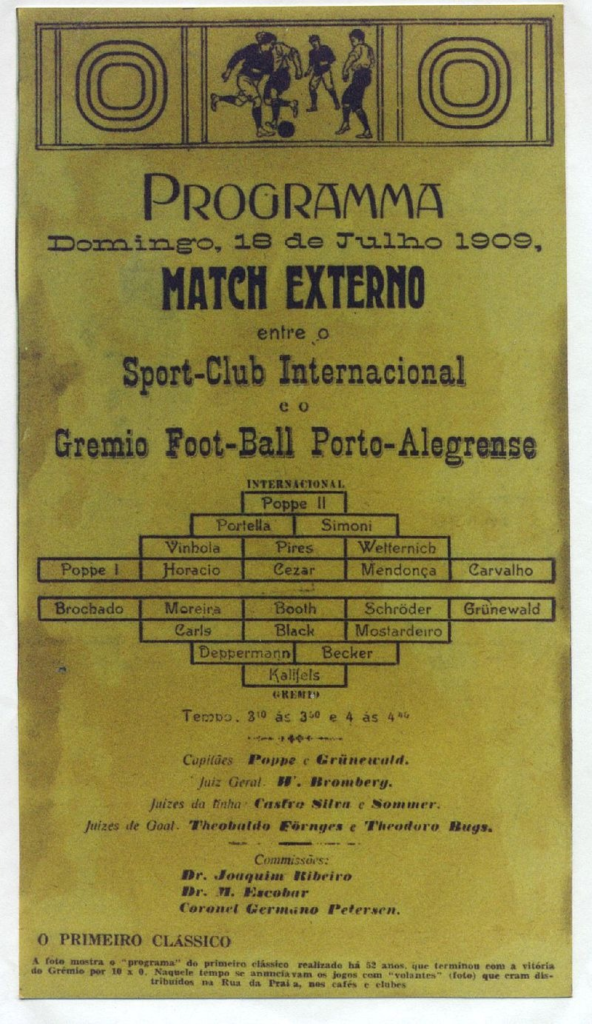 A história do clássico Gre-Nal A história do clássico Gre-Nal