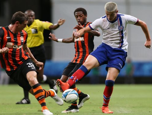 Histórico do Bahia contra clubes da Europa