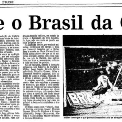 UMBRIA 1x0 BRASIL - 1990