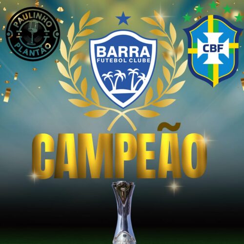 BARRA, CAMPEÃO DA SÉRIE D DO BRASILEIRÃO