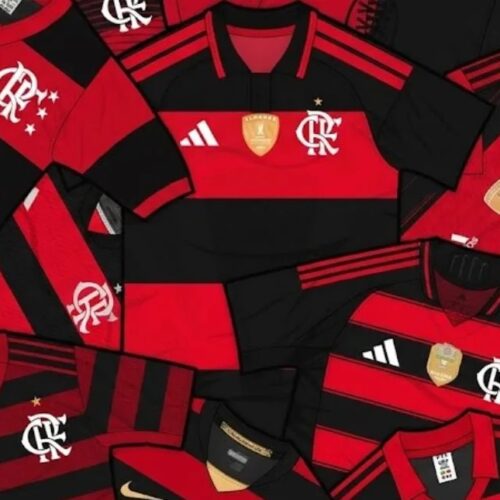 TÍTULOS DO FLAMENGO COM CADA FORNECEDOR ESPORTIVO: