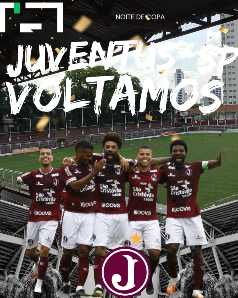 Voltamos! Depois de 28 anos, a Juventus da Mooca vai disputar a primeira divisão paulista de 2027. Voltamos! Depois de 28 anos, a Juventus da Mooca vai disputar a primeira divisão paulista de 2027.
