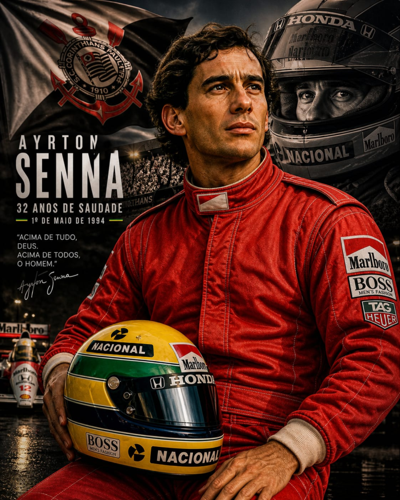 Ayrton Senna: 32 anos de saudade, velocidade e paixão pelo Corinthians