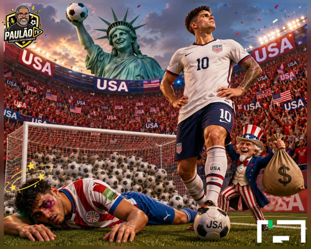 EUA goleiam o Paraguai por 4 a 1 e estreiam com autoridade na Copa do Mundo EUA goleiam o Paraguai por 4 a 1 e estreiam com autoridade na Copa do Mundo