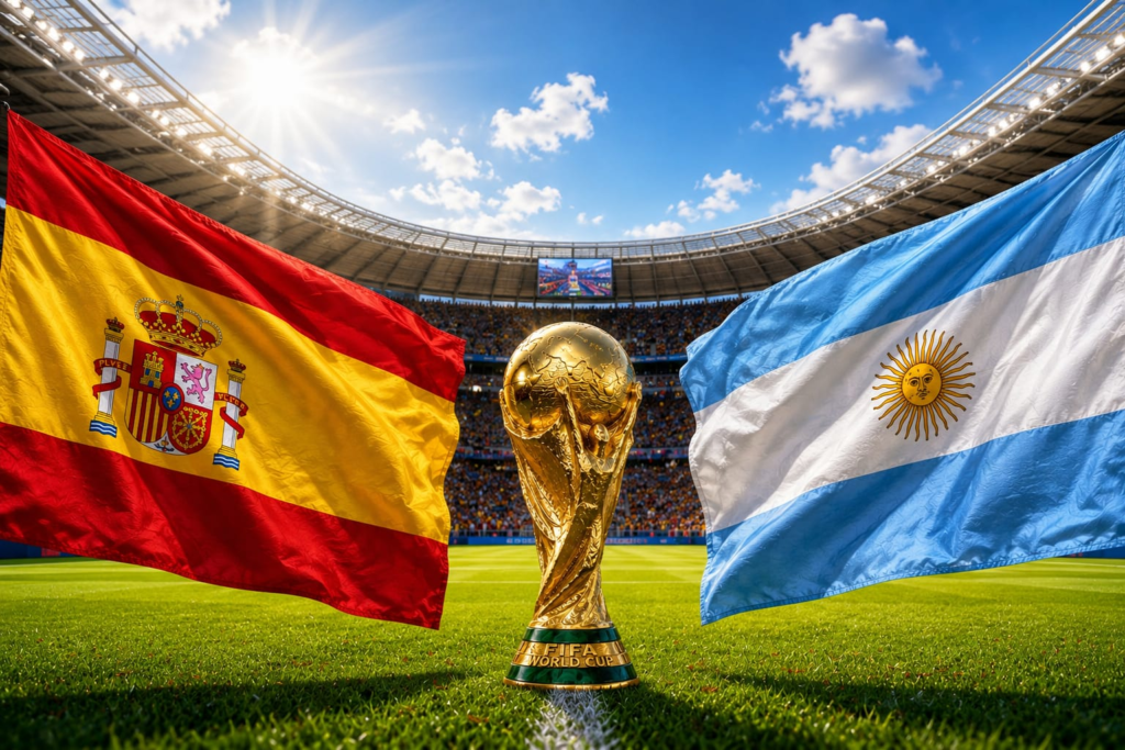 A final da 23ª Copa do Mundo não poderia ter outro vencedor: Espanha A final da 23ª Copa do Mundo não poderia ter outro vencedor: Espanha