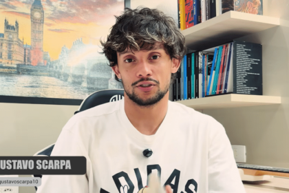 Você sabia que Gustavo Scarpa tem um canal no YouTube?