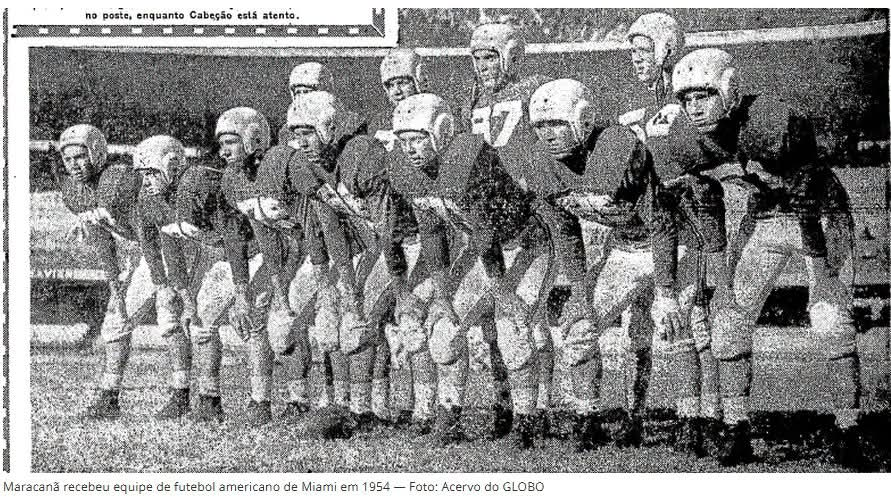 ANTES DA NFL: O FUTEBOL AMERICANO NO MARACANÃ EM 1954 ANTES DA NFL: O FUTEBOL AMERICANO NO MARACANÃ EM 1954