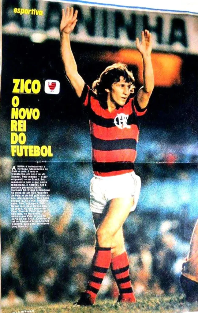 Números oficiais de Zico como jogador, desde as categorias de base Números oficiais de Zico como jogador, desde as categorias de base
