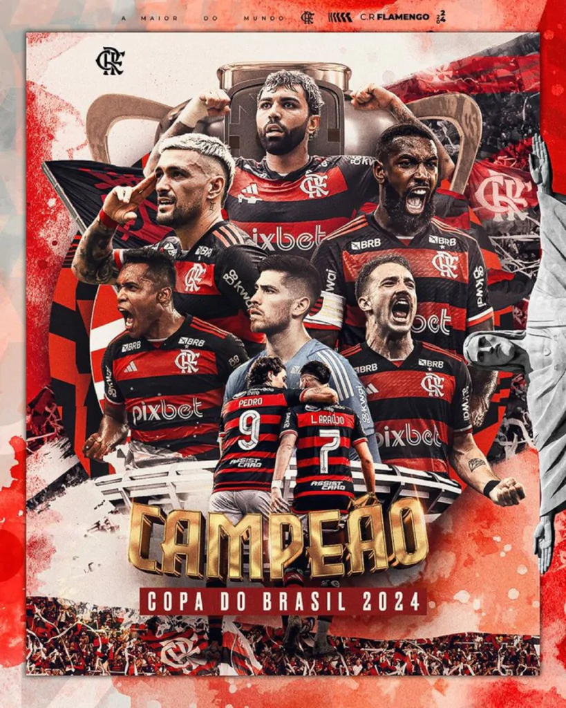 Flamengo pentacampeão da Copa do Brasil