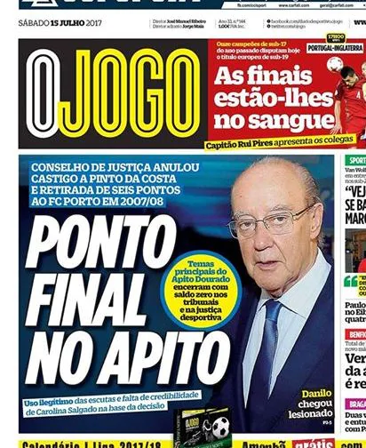 O Escândalo do Apito Dourado: Corrupção no Futebol Português que Abalou o Mundo O Escândalo do Apito Dourado: Corrupção no Futebol Português que Abalou o Mundo