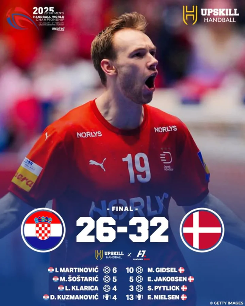 Dinamarca Campeã do Mundo de Handeball