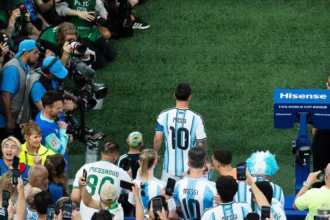 TODOS ADVERSÁRIOS DE LIONEL MESSI NOS SEUS 18 GOLS EM COPAS DO MUNDO!