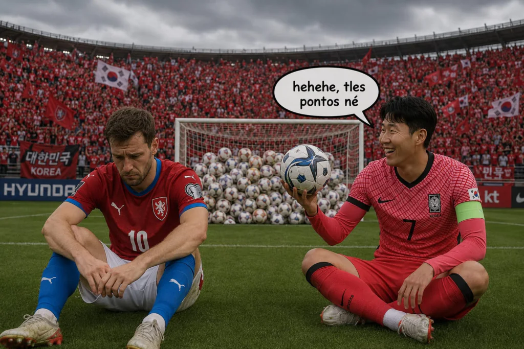 Coreia do Sul vence República Tcheca de virada e protagoniza um dos melhores jogos da Copa